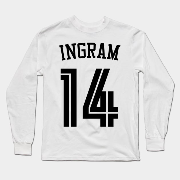 Brandon Ingram Pelicans Long Sleeve T-Shirt by Cabello's